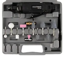 Пневматическая бормашинка с камнями в кейсе Wiederkraft WDK-23122