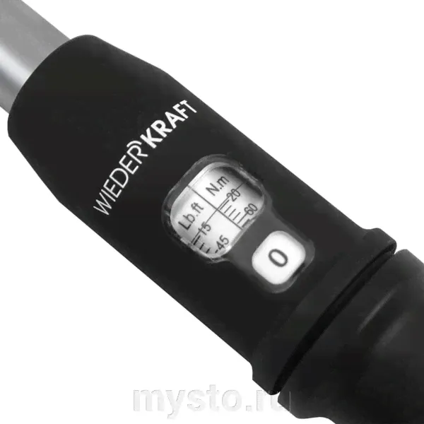 Динамометрический ключ 20-210 Нм Wiederkraft с проходным квадратом WDK-NX20210-1