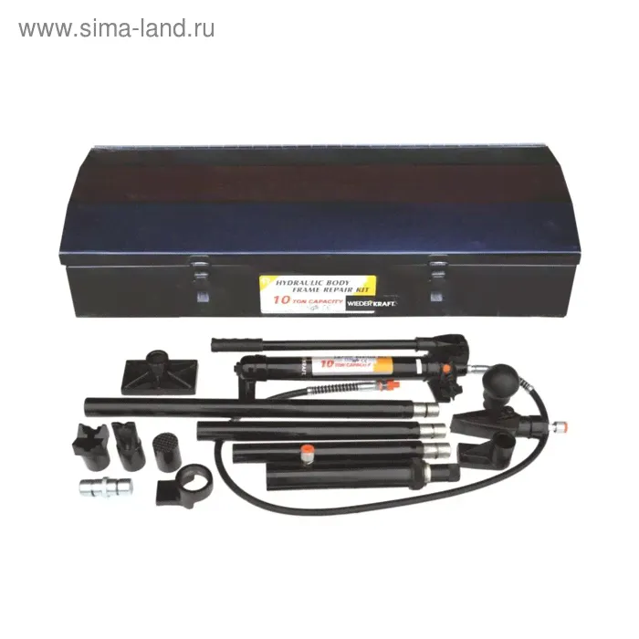 Набор WIEDERKRAFT WDK-87110, гидравлический, для кузовного ремонта, усилие 10 т.-0