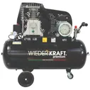Поршневой компрессор Wiederkraft WDK-91053, ременной привод, 453 л/мин, 220В