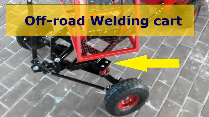 Самодельная ВНЕДОРОЖНАЯ ТЕЛЕЖКА для сварочного аппарата  OFF_ROAD WELDING CART hand made