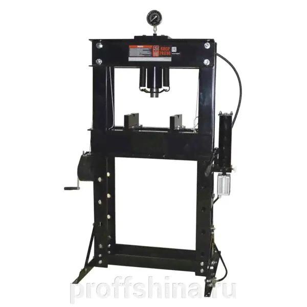 WDK-80150A WiederKraft Пресс напольный 50 тонн с ручным и пневмоприводом