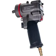 Компактный пневматический ударный гайковерт WIEDERKRAFT 1/2", 1200 Нм, 119 мм
