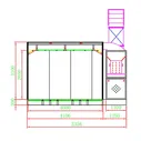 Окрасочно-сушильная камера Wiederkraft WDK-210ER для легкового автотранспорта