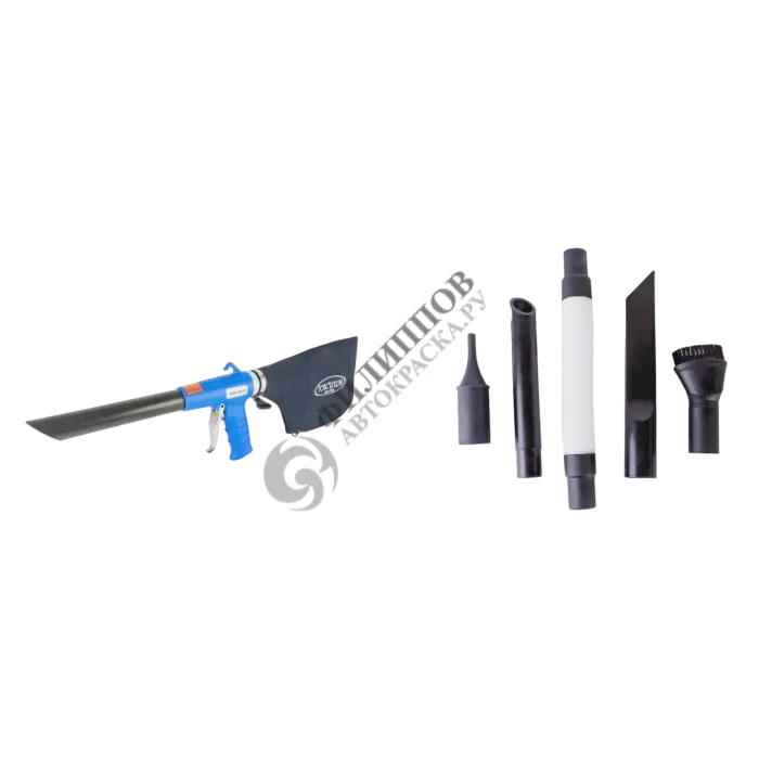 WiederKraft WDK-29410 Пневматический пылесос с функцией обдува и дополнительными аксессуарами