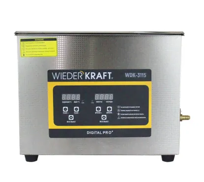 Ультразвуковая ванна мойка с подогревом 15 литров WIEDERKRAFT WDK-3115