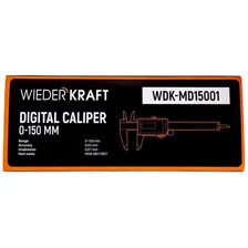 Штангенциркуль цифровой 0-150 мм 0.01 мм WIEDERKRAFT WDK-MD15001