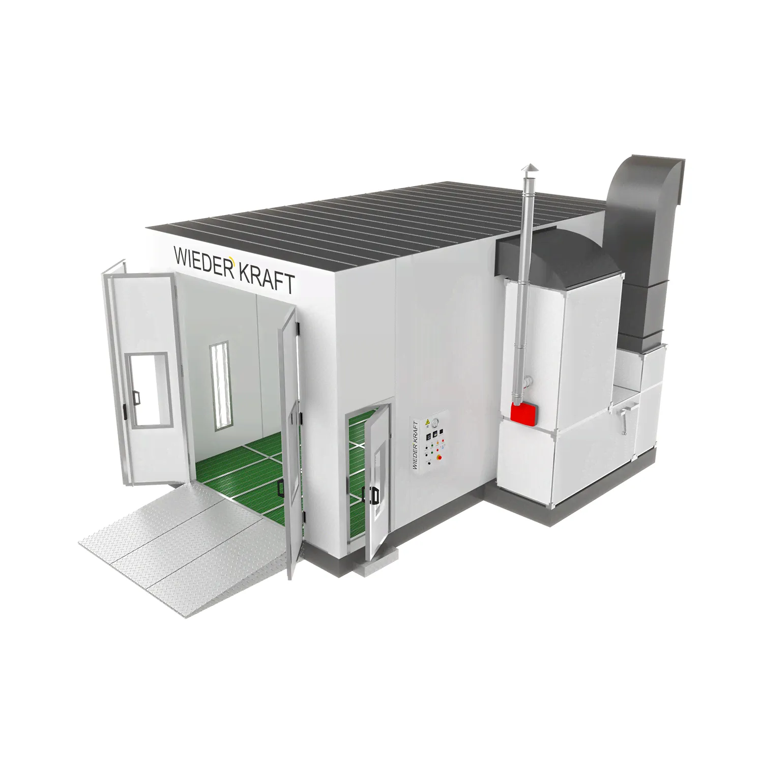 Окрасочно-сушильная камера WiederKraft WDK-210H для легкового автотранспорта-0
