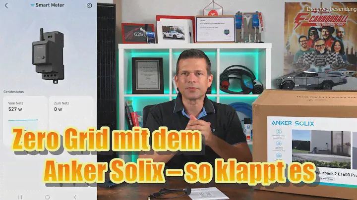 Zero Grid mit Anker Solix Solarbank 2 E1600 Pro + Installation des Smart Meters