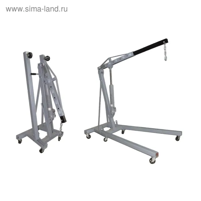 Гидравлический кран WIEDERKRAFT WDK-83202, 2 т, подъем до 2.3 м