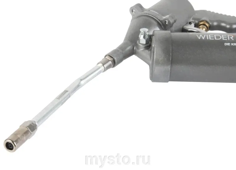 Шприц для подачи смазки пневматический Wiederkraft WDK-65154, 400 мл-2