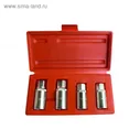 Набор шпильковертов WIEDERKRAFT WDK-65115, 4 предмета.