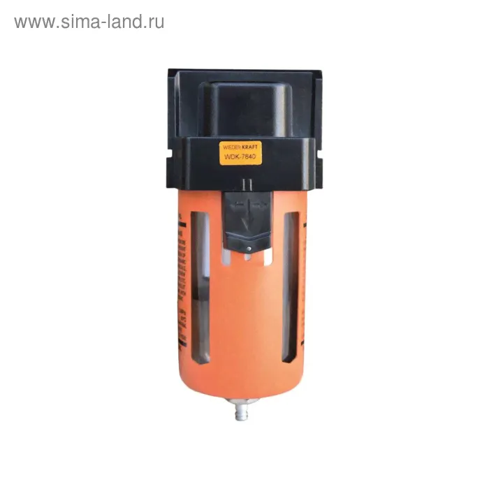 Фильтр-масловлагоотделитель WIEDERKRAFT WDK-7840, 1/2", давление до 10 бар.-0