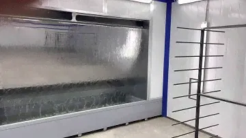 Покрасочная камера водяная завеса