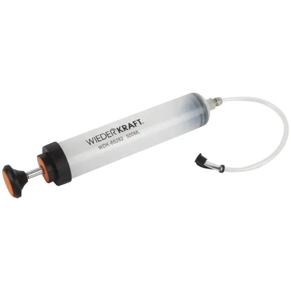 Шприц для технических жидкостей 0.5 литра Wiederkraft WDK-65282-0