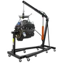 WDK-83202 WiederKraft Гидравлический гаражный кран 2 тонны