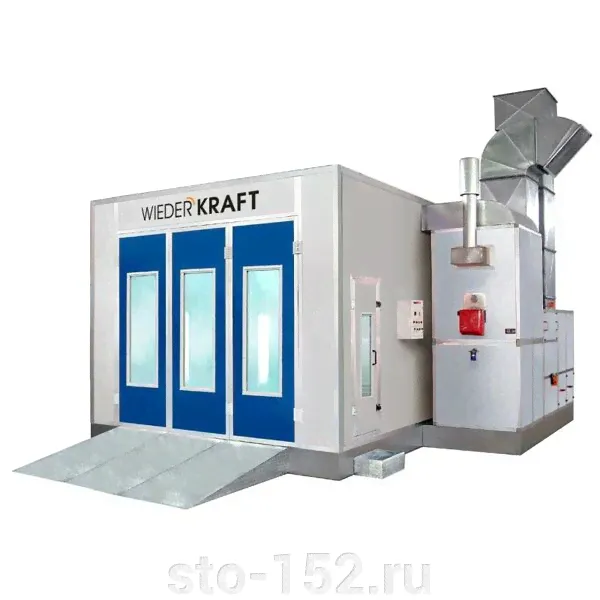 Окрасочно-сушильная камера для легкового трансп. WiederKraft WDK-310 (металлическое осн. со 100% полнорешетчатым полом)