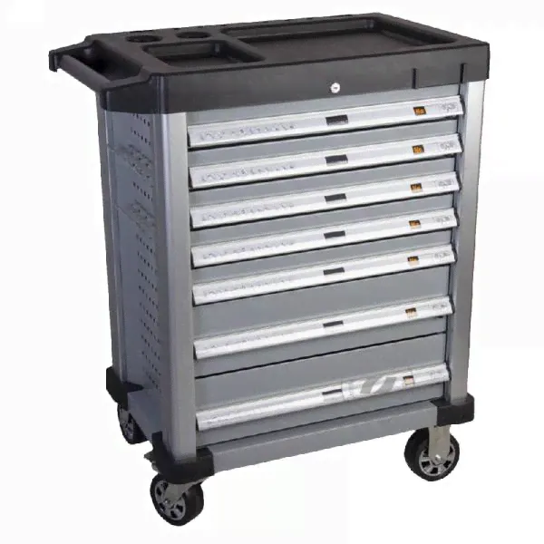 Wiederkraft WDK-907 инструментальная тележка 7 ящиков id#91084