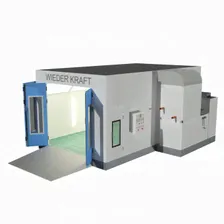 Камера окрасочно-сушильная WiederKraft WDK-210, газовая горелка, 100% решетчатый пол