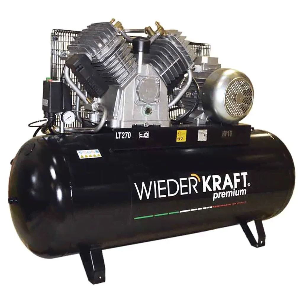 Поршневой воздушный компрессор 270л 1300л/мин WIEDERKRAFT WDK-92712
